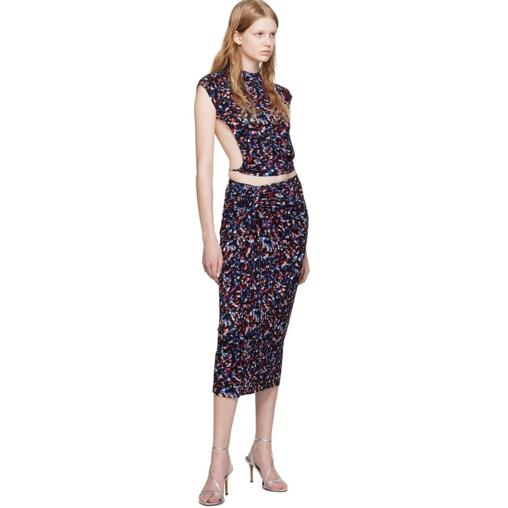 Isabel Marant Étoile Black Jeldia Midi Skirt 36